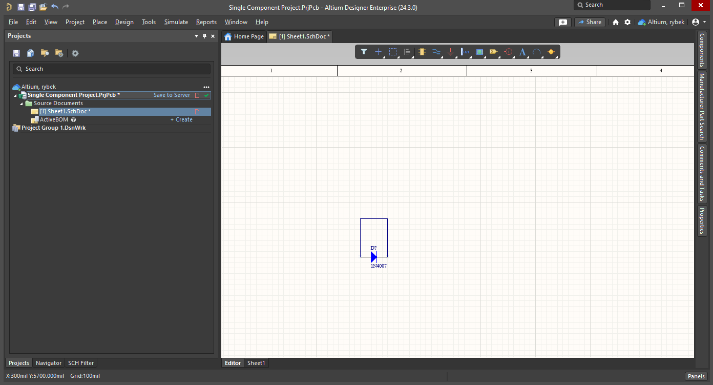 Simple schematic